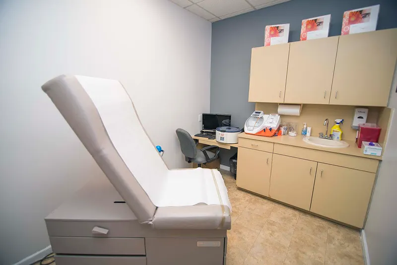 BHRT Boost clinical exam room